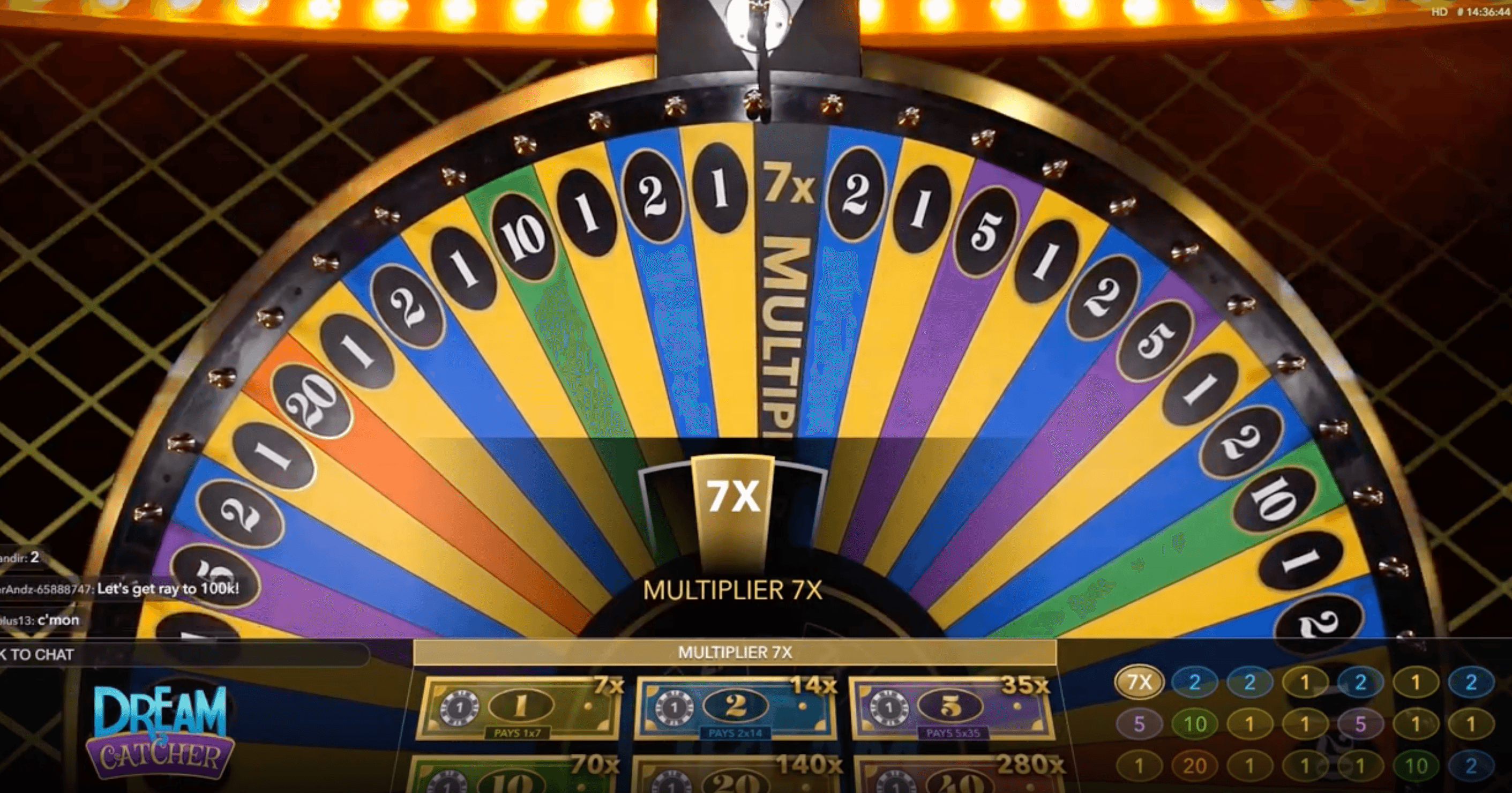 Как да играете Live Dream Catcher безплатно и с реални пари image