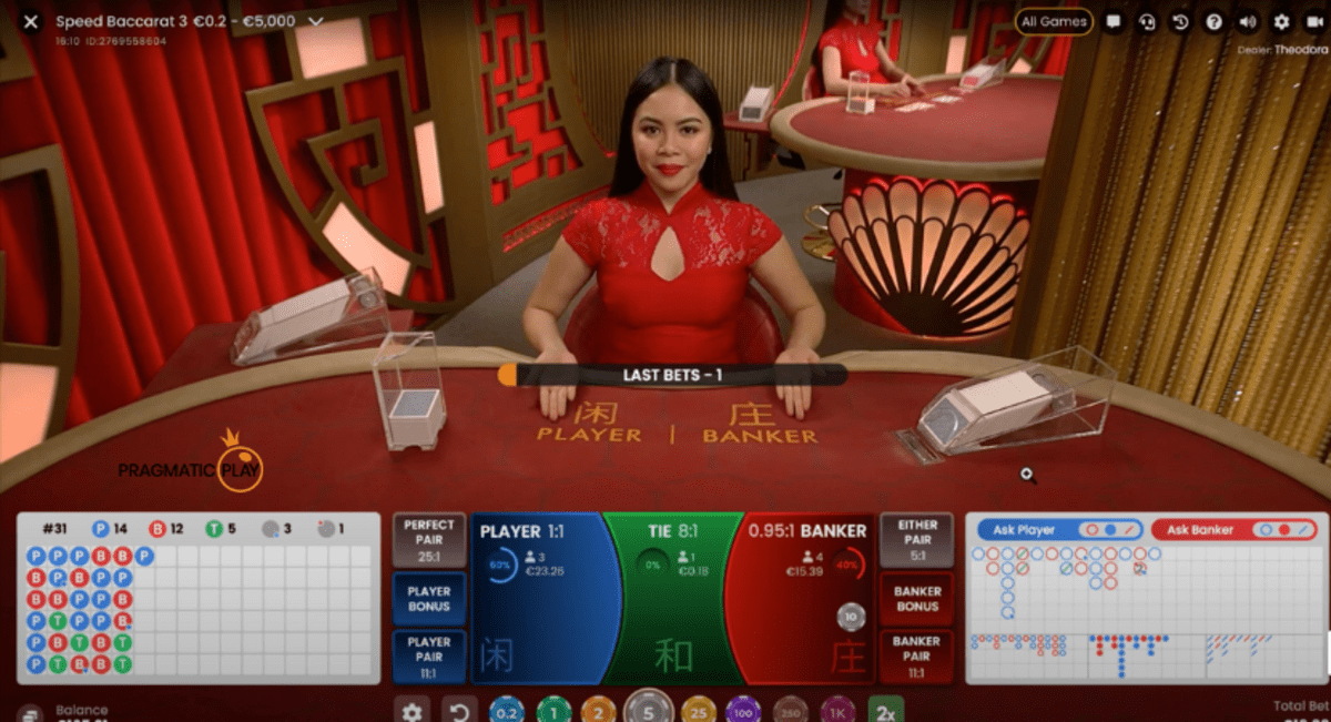 Pragmatic Play's Live Speed Baccarat Features and Bonus Rounds