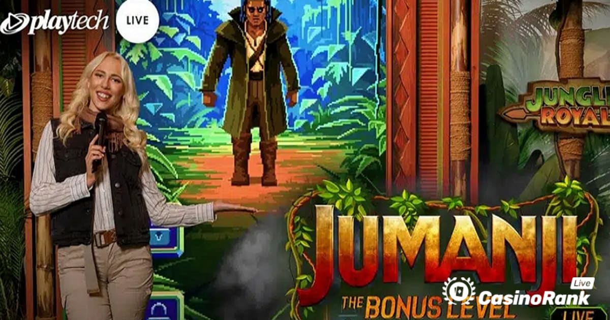 Playtech представя нова казино игра на живо Jumanji The Bonus Level