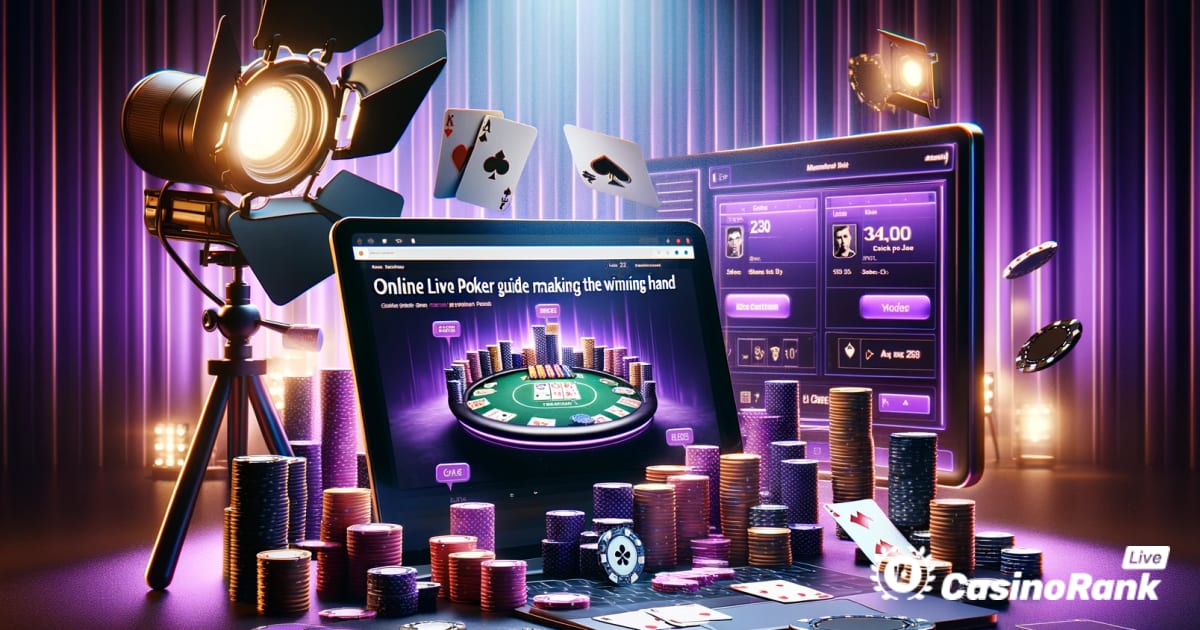 Ръководство за онлайн покер на живо за създаване на печеливша ръка
