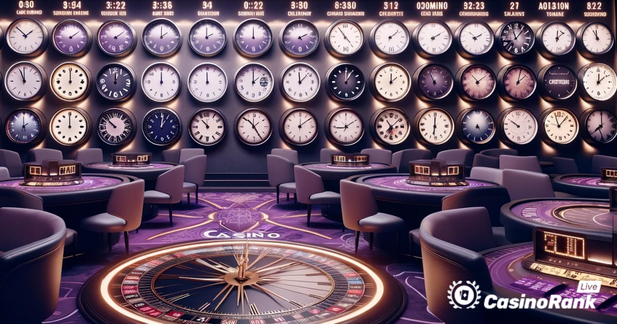 Влиянието на часовите зони върху трафика на казино на живо